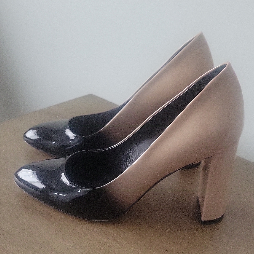 M. Gemi Black and Tan Heels